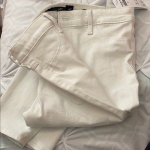 high rise jean leggings